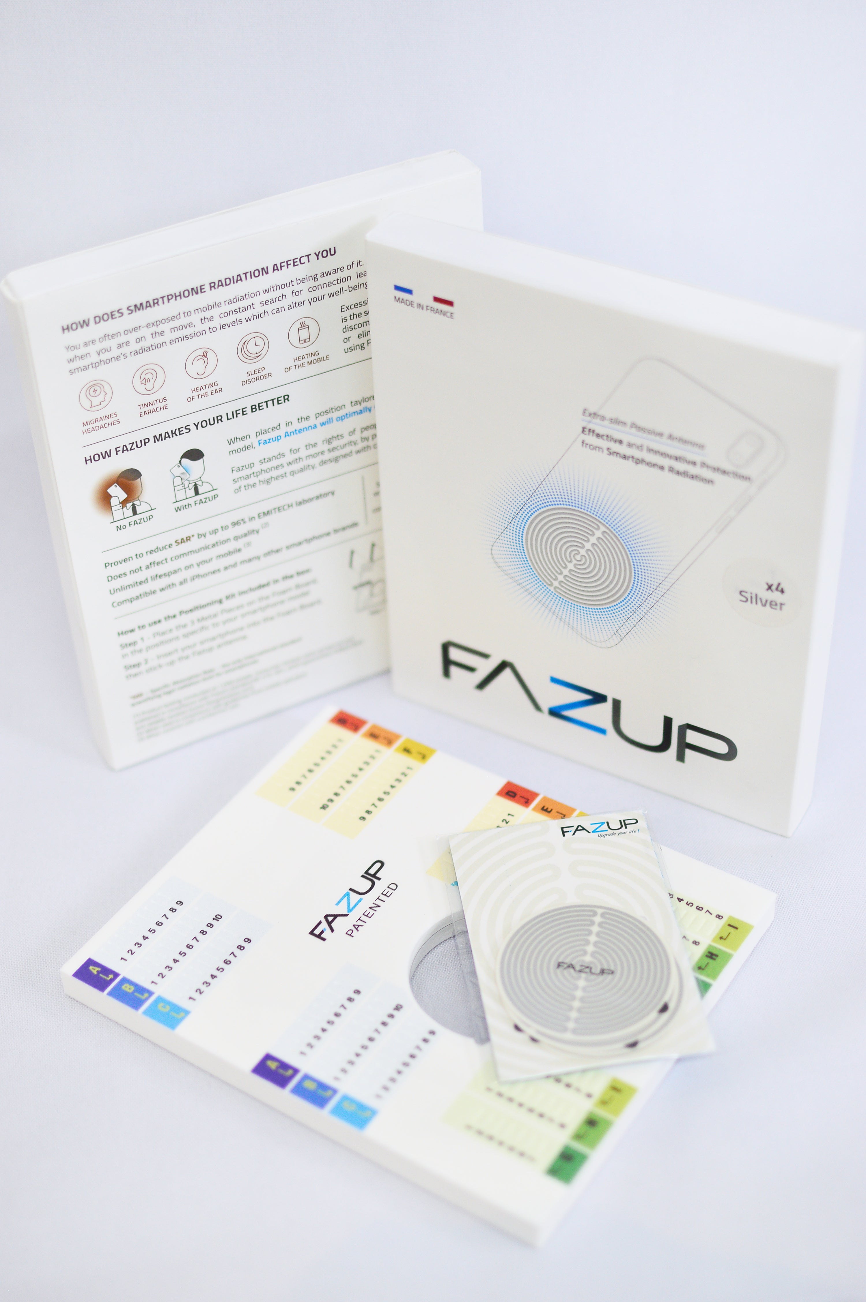 FAZUP Anti-Radiation Sticker Patch (Family Pack)