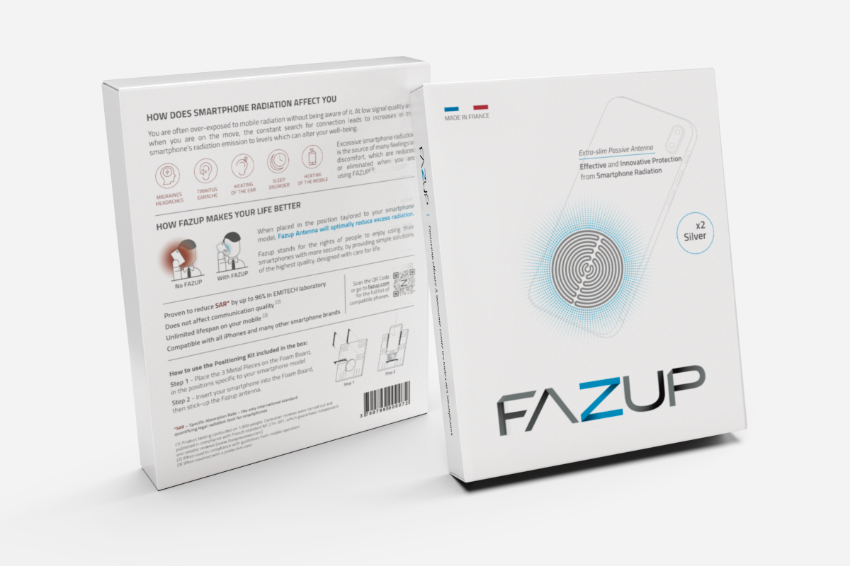 FAZUP Anti-Radiation Sticker Patch (Duo Pack)